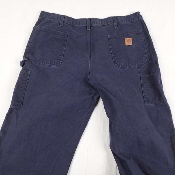 Carhartt Heavy Cotton Original Dungaree Pants Men's 41x30 Workwear - Picture 6 of 10
